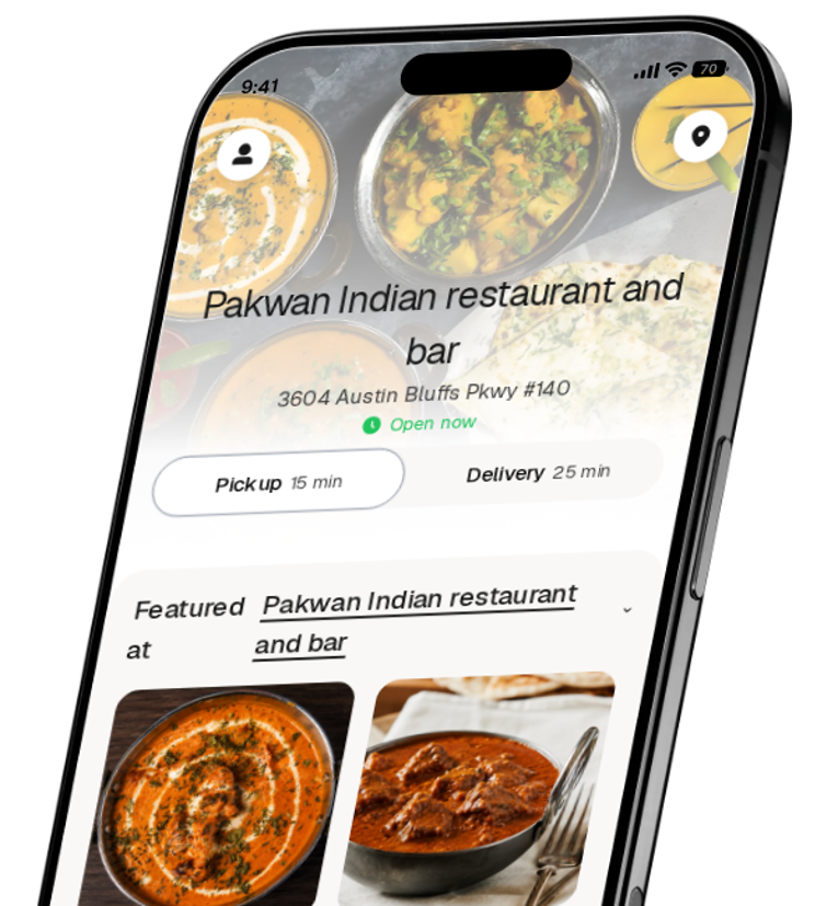 Pakwan Indian restaurant and bar app preview